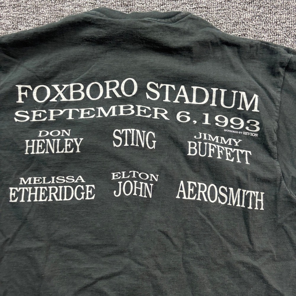 Vintage 1993 Giant Rock Concerts for Walden Woods Benefit T-Shirt Black Large - Picture 4 of 6